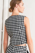 METRO ICON WOVEN HOUNDSTOOTH VEST